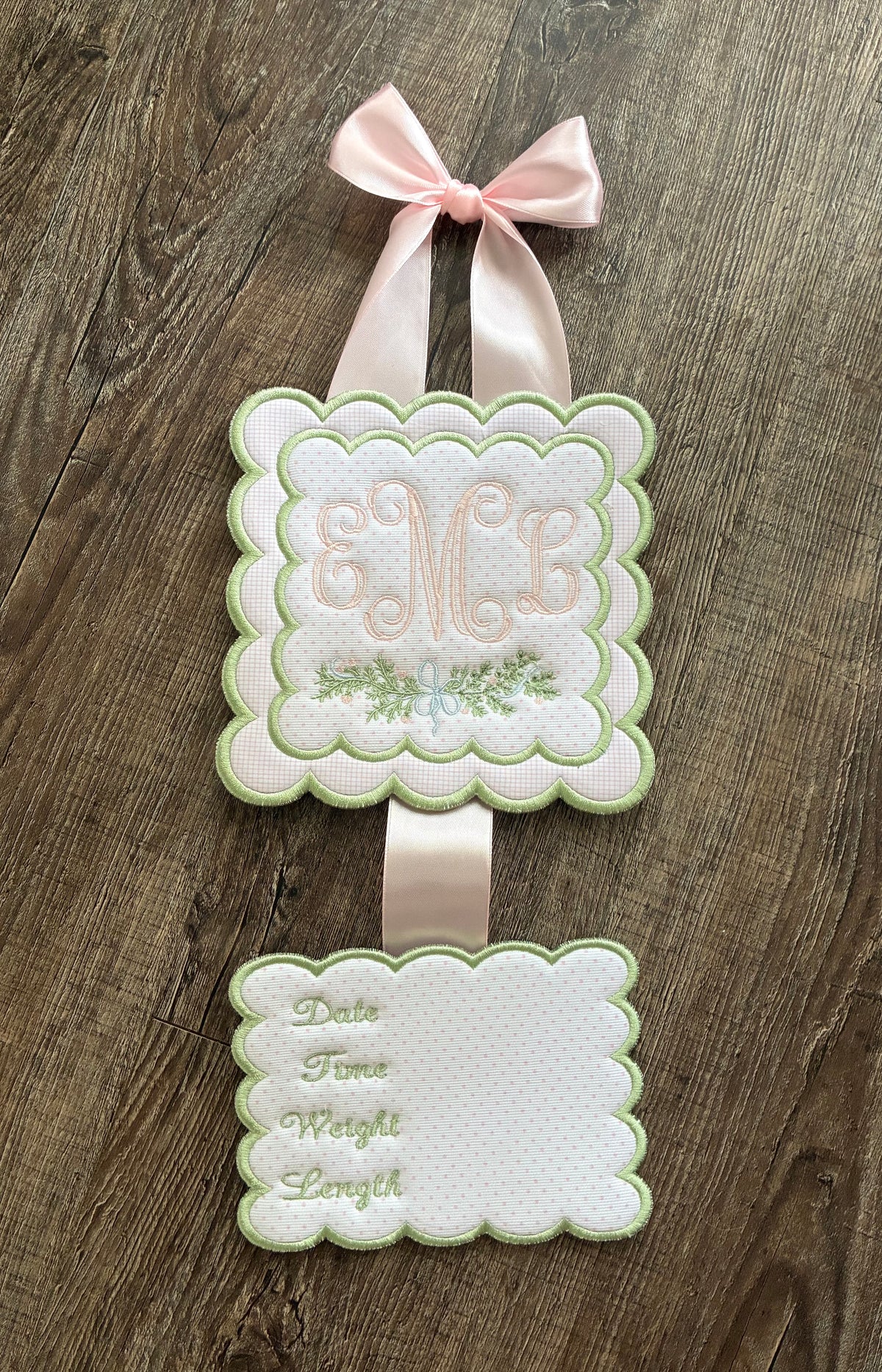 Heirloom Welcome and Stats Plaque Set