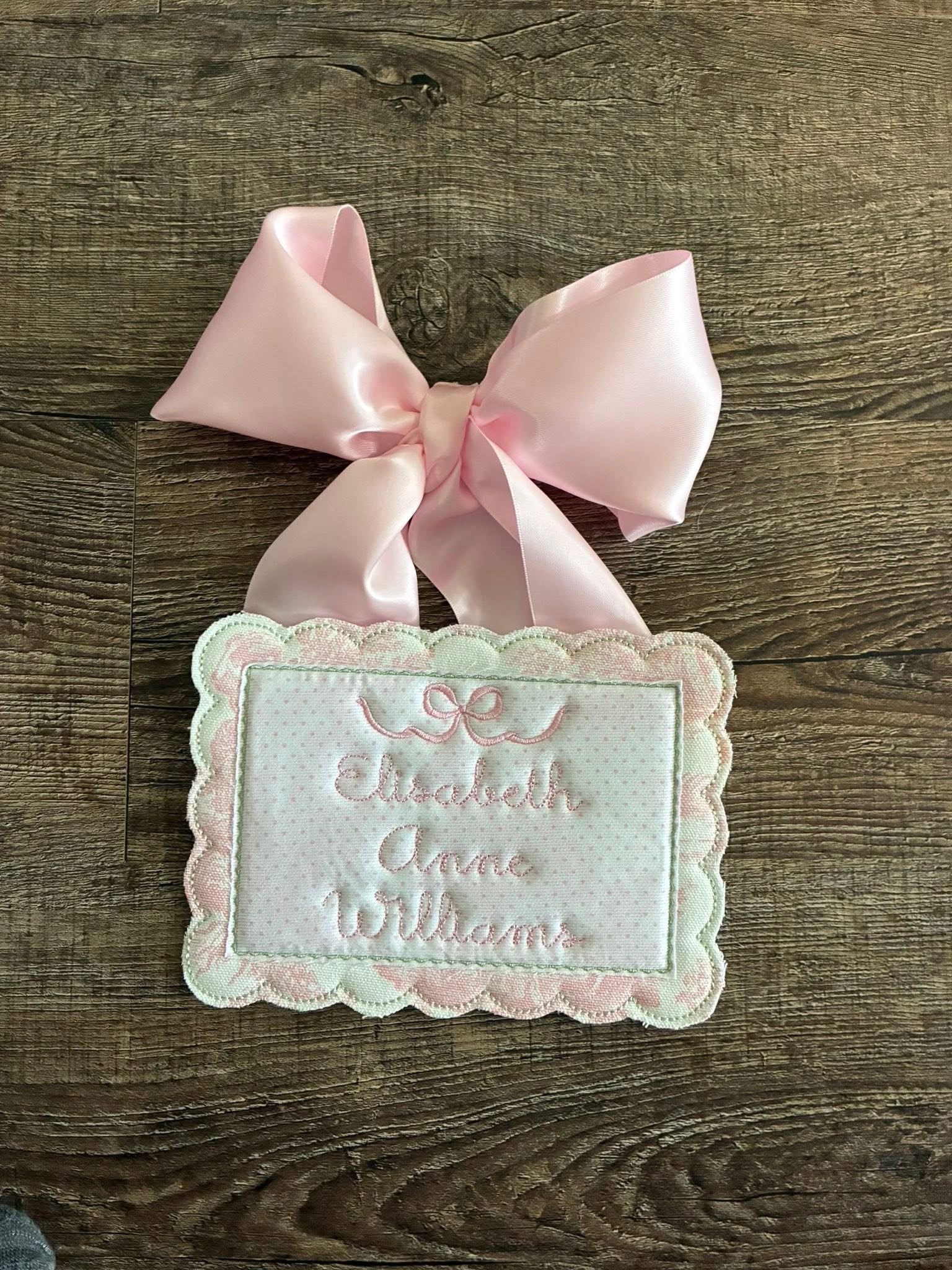 Name Door Hanger