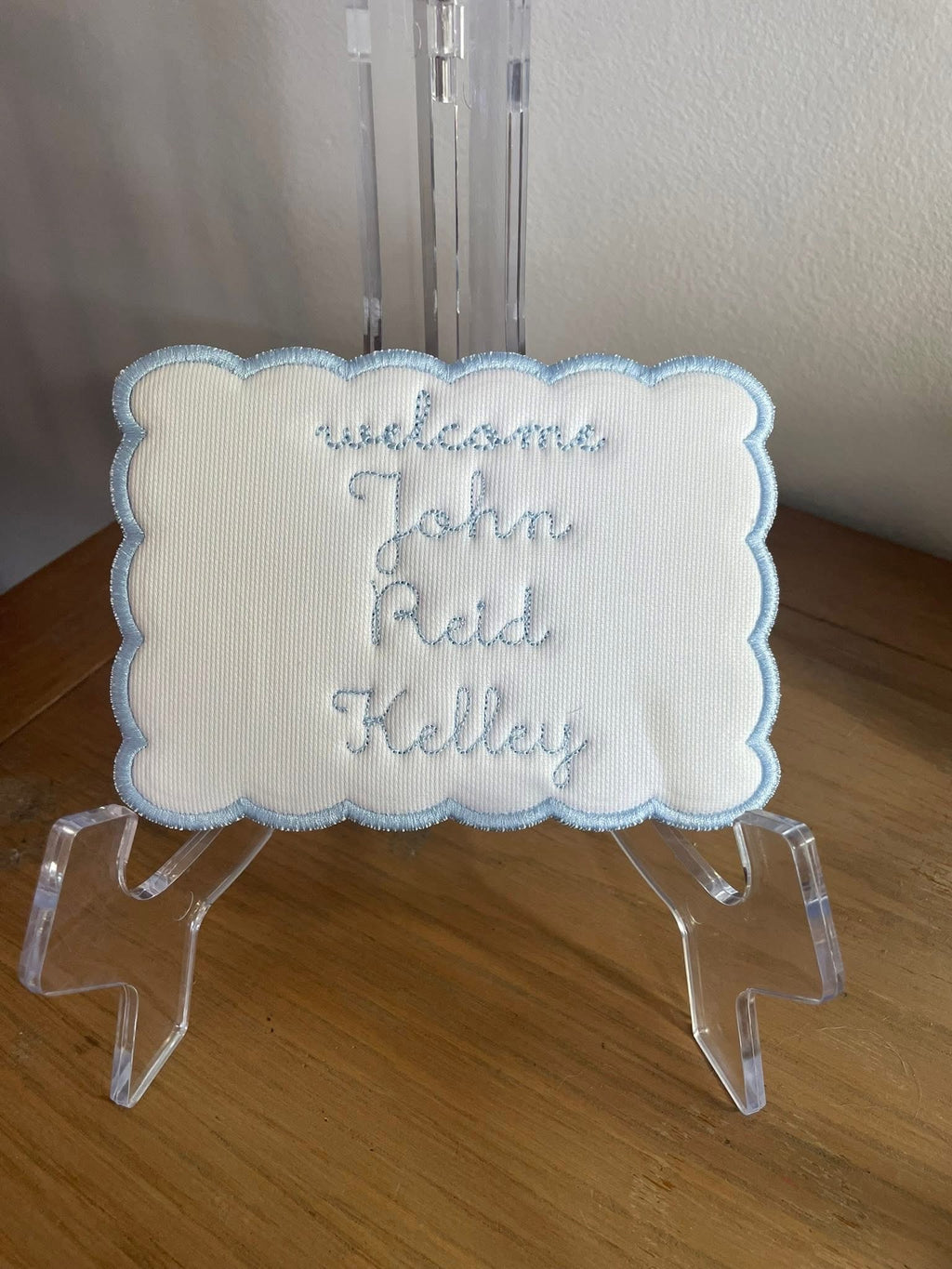 Name Announcement Plaque