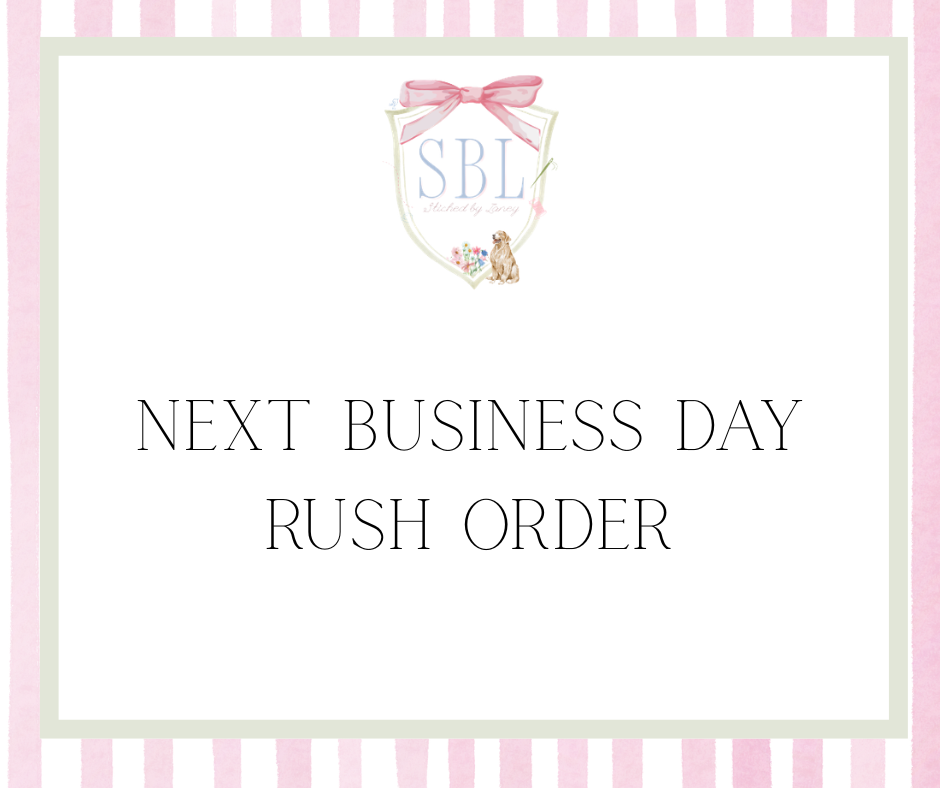 Rush order (Next business day shipping)