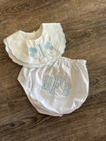 Heirloom Bib and Bloomer Set